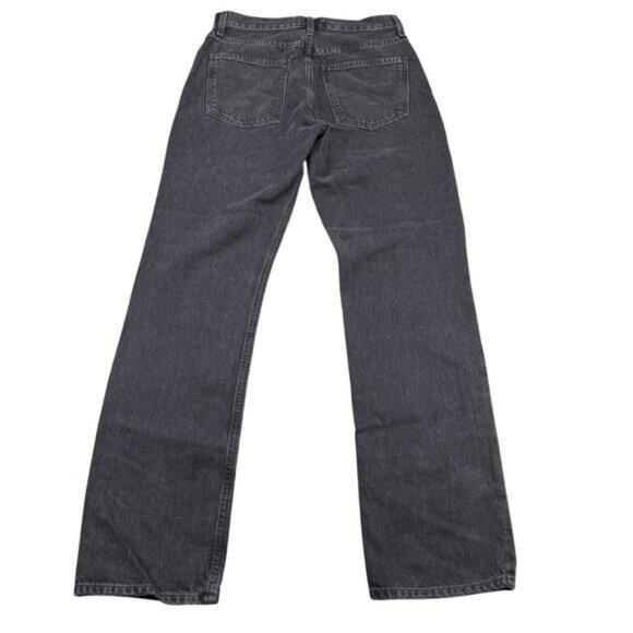 AGOLDE Lana Slice Straight Jean In Descent Size 25 Made In USA - Picture 5 of 9